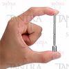 Sonda uretral metalica